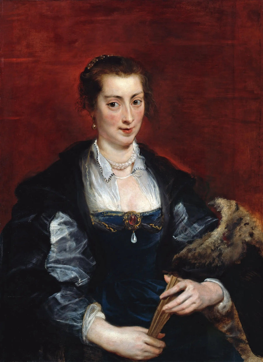 İsabella Brant olarak geleneksel olarak tanımlanan bir kadının portresi - Peter Paul Rubens