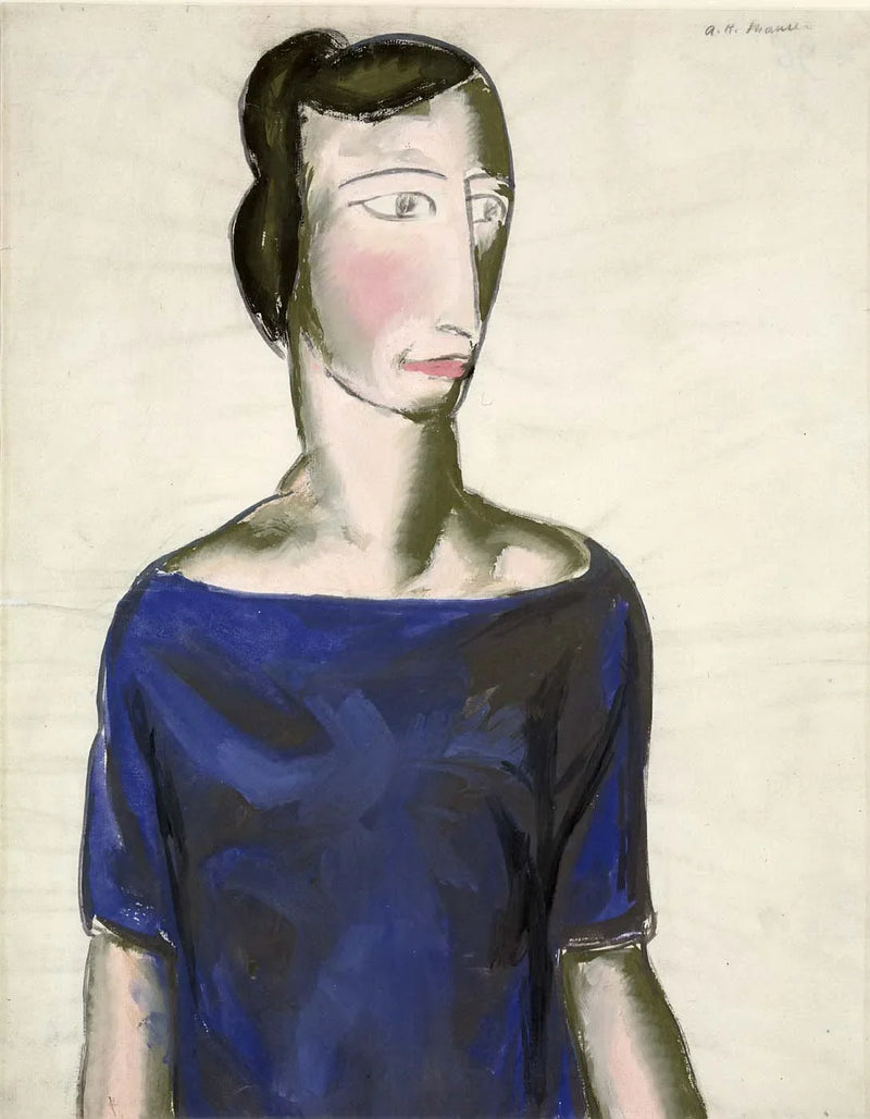 Portrait d'une fille - Alfred Henry Maurer