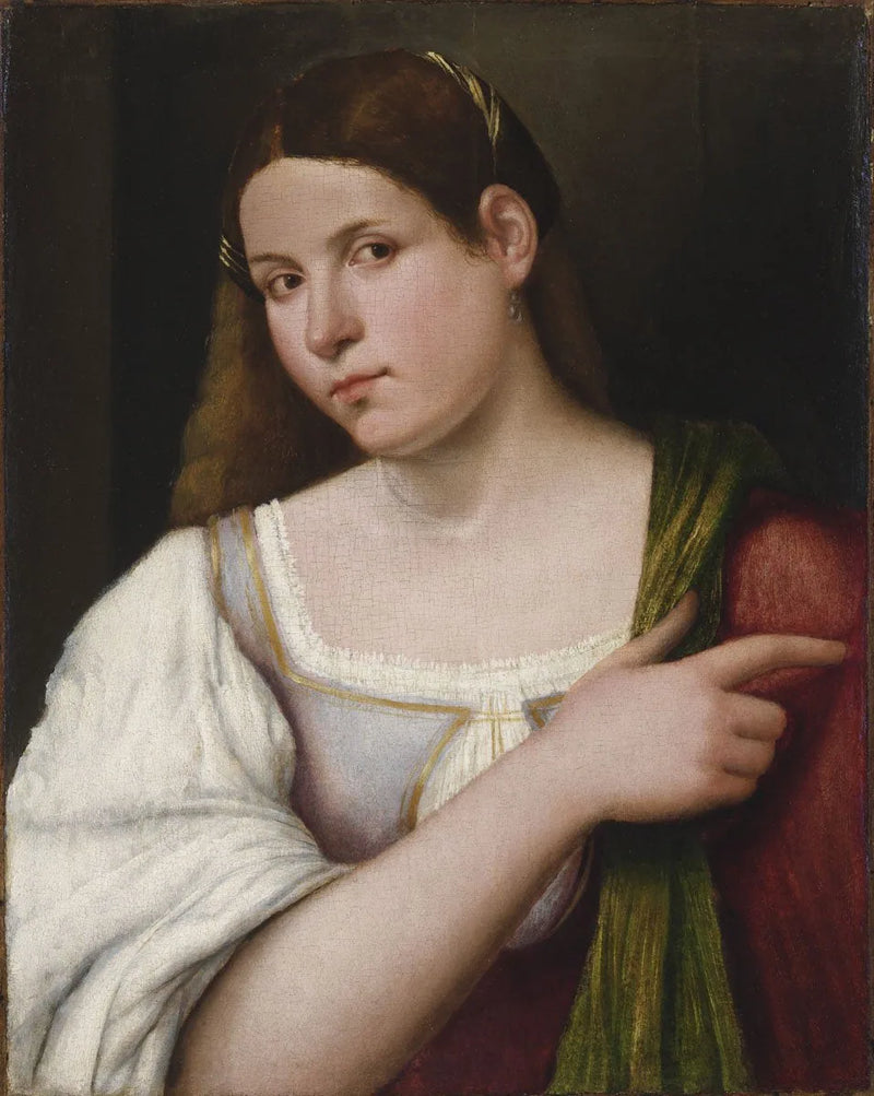 Bir Kızın Portresi - Sebastiano del Piombo
