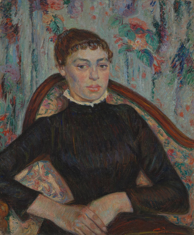 Genç Bir Kadının Portresi - Armand Guillaumin