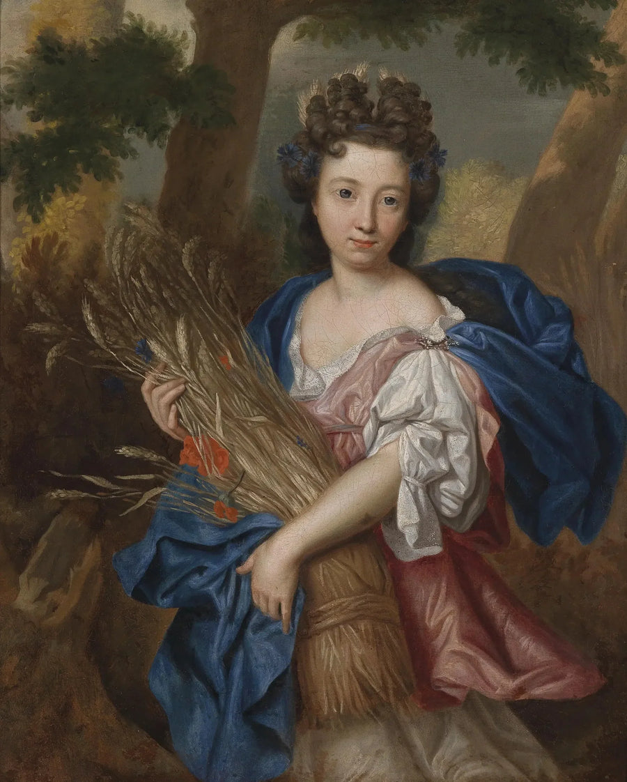 Ceres'te genç bir kadının portresi - Pierre Mignard