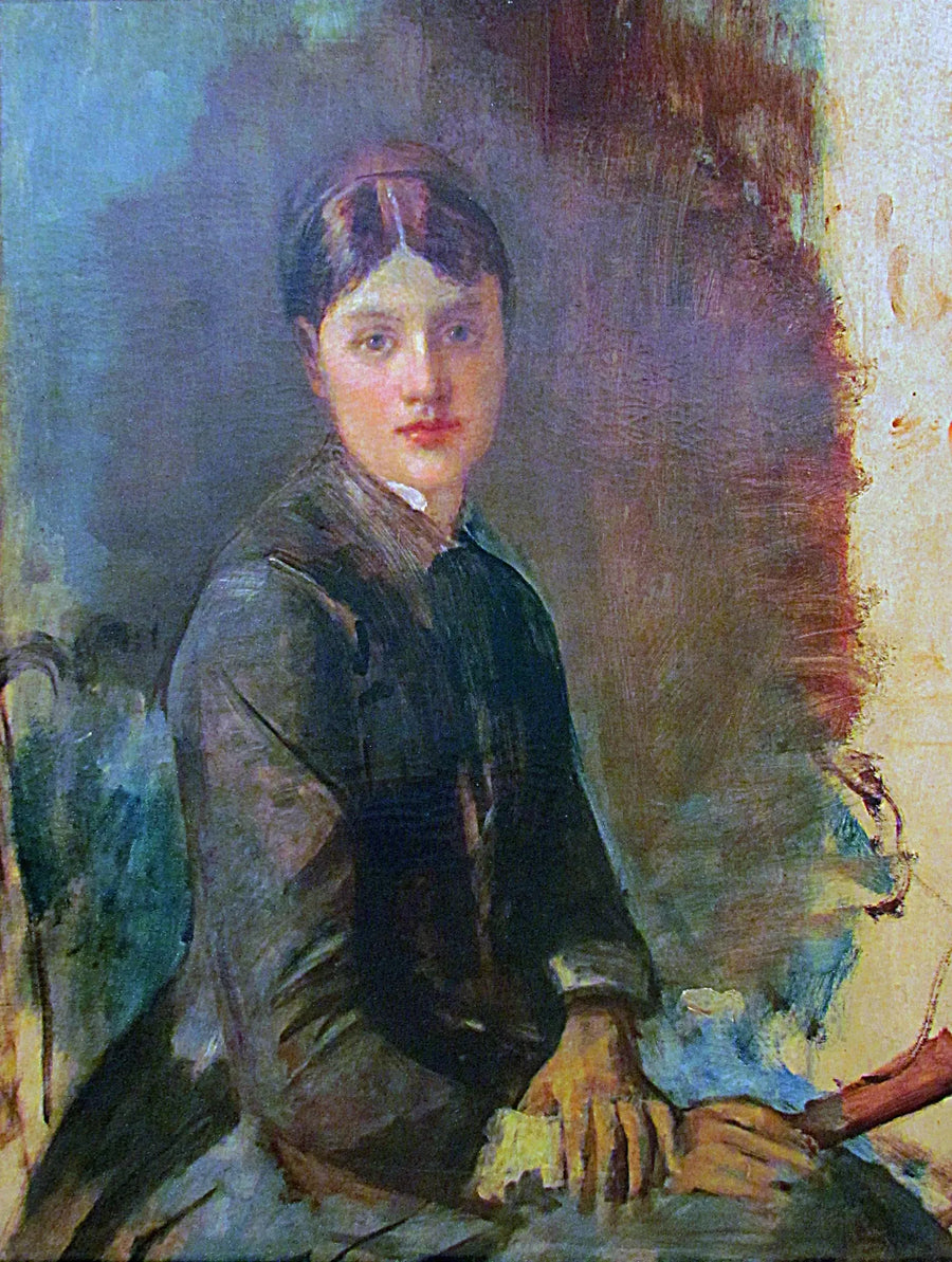 Genç Bir Kadın Portresi - Henri de Toulouse-Lautrec