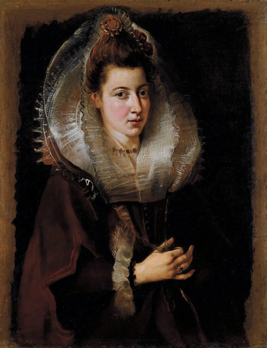 Genç Bir Kadın Portresi - Peter Paul Rubens