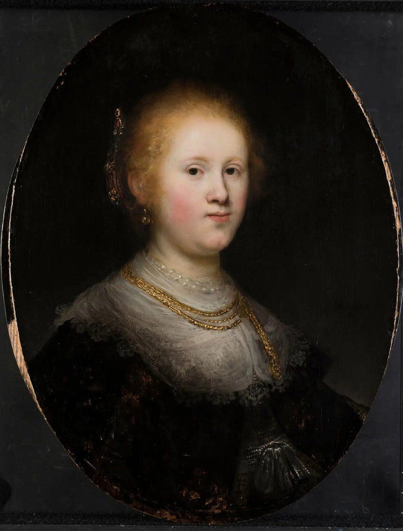 Genç Bir Kadın Portresi - Rembrandt