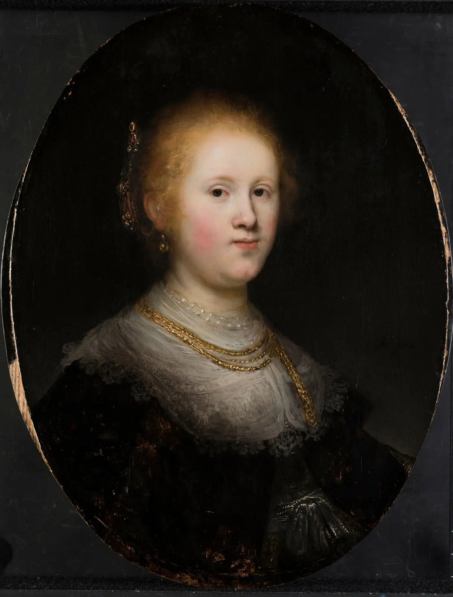 Genç Bir Kadın Portresi - Rembrandt