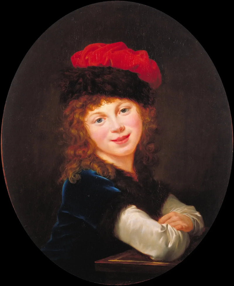 Genç Bir Kızın Portresi - Élisabeth Vigée Le Brun