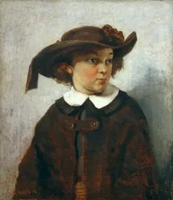 Genç Bir Kızın Portresi - Gustave Courbet
