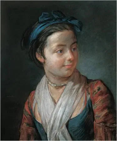 Genç Bir Kızın Portresi - Jean Simeón Chardin