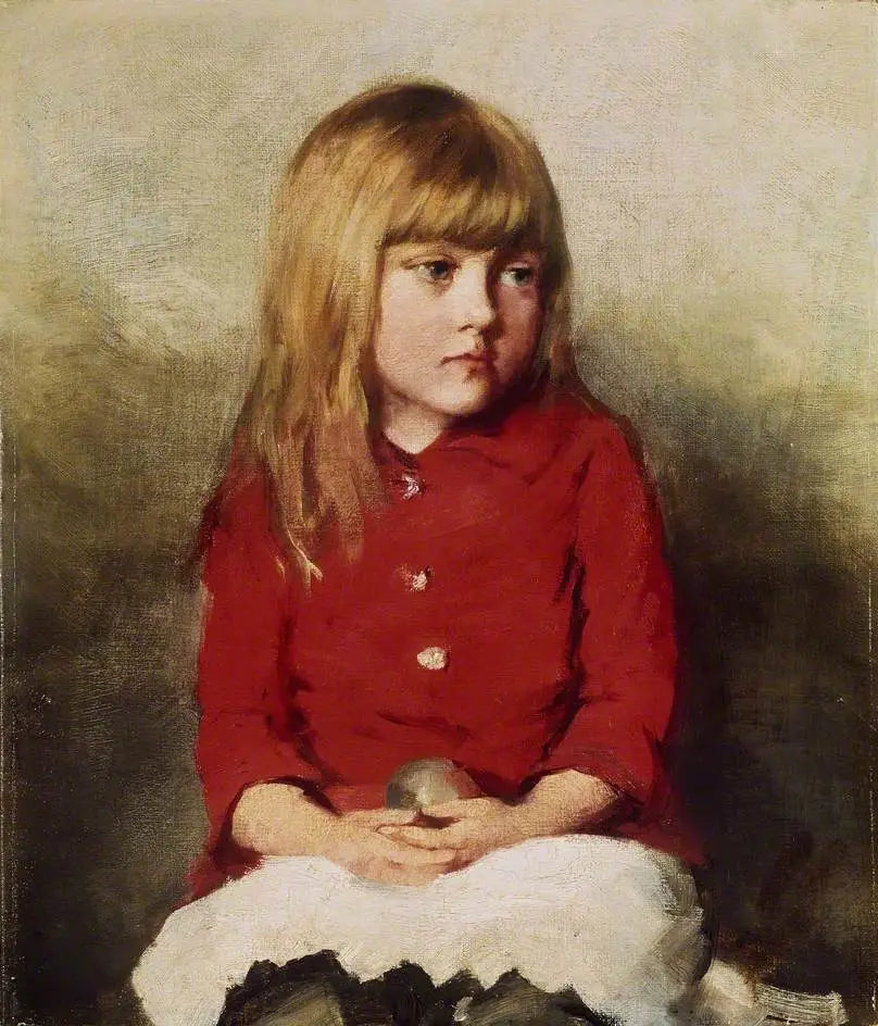 Genç Bir Kızın Portresi - John Everett Millais