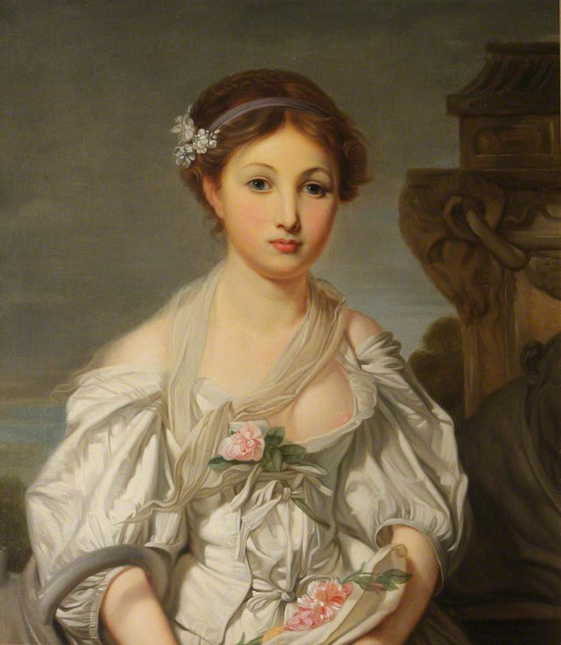 Genç Bir Kızın Portresi (Kırık Teste) - Jean-Baptiste Greuze