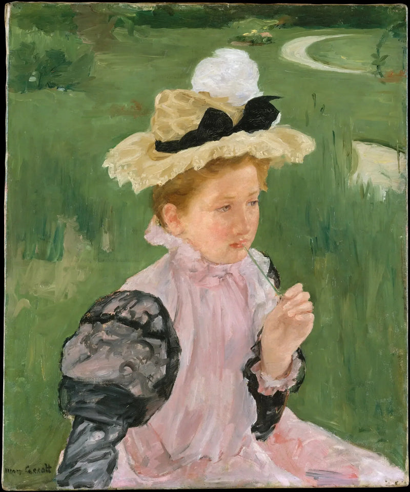 Genç Kız Portresi - Mary Cassatt