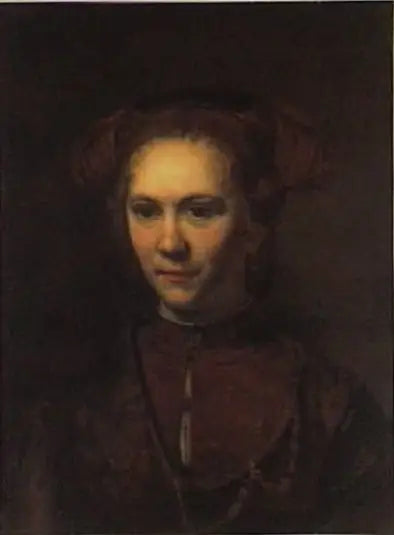 Genç Bir Kız Portresi - Rembrandt