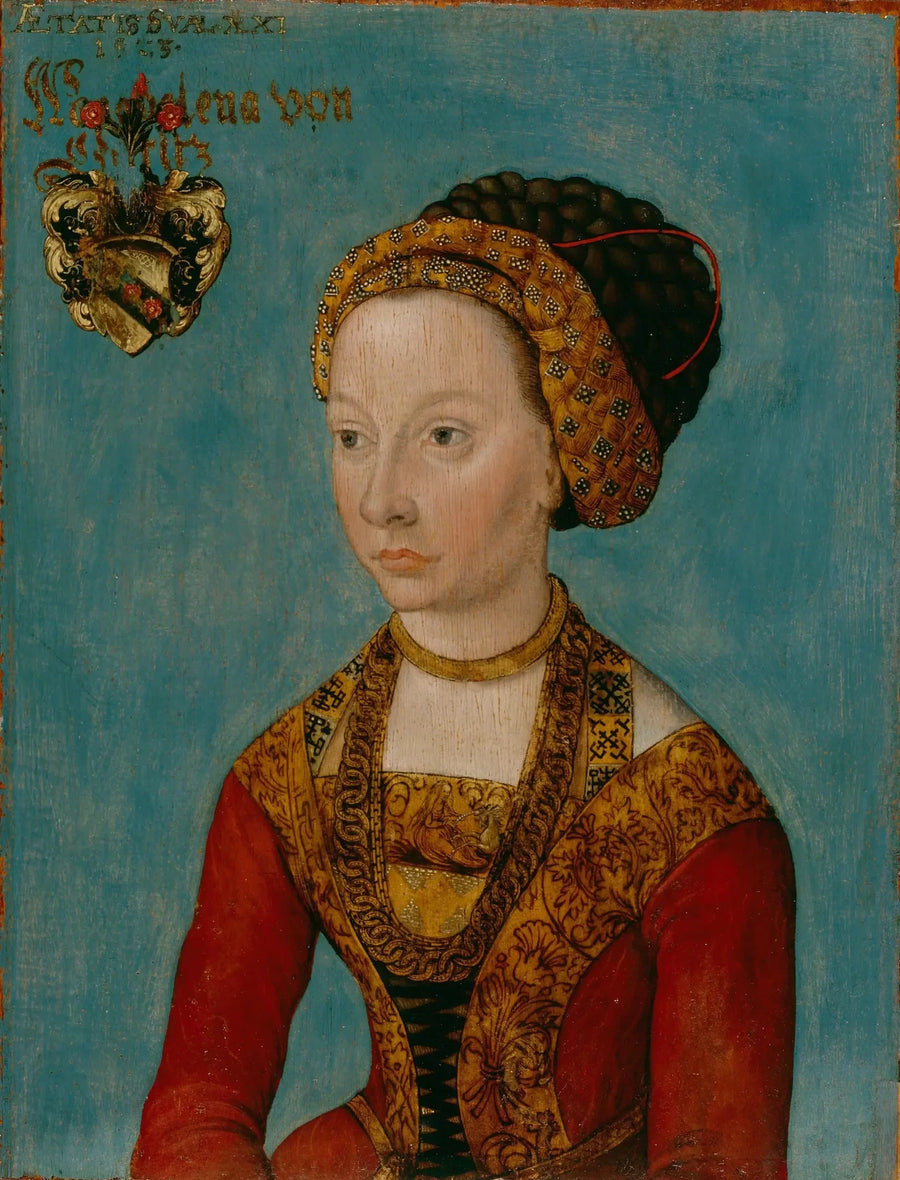 Bir Gelinin Portresi - Lucas Cranach the Elder