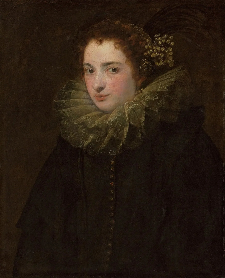 Asil Bir Kadının Portresi - Antoine van Dyck