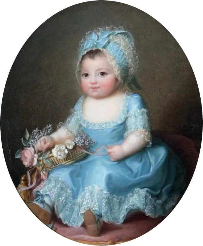 Bourbon adlı küçük kız çocuğu portresi, Mademoiselle d'Artois (1776-1783) - Élisabeth Vigée Le Brun