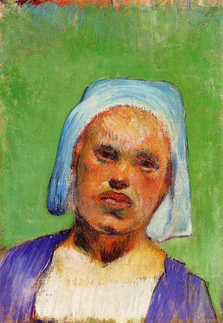 Bir Pont-avenli Portresi, belki Marie Louarn - Paul Gauguin