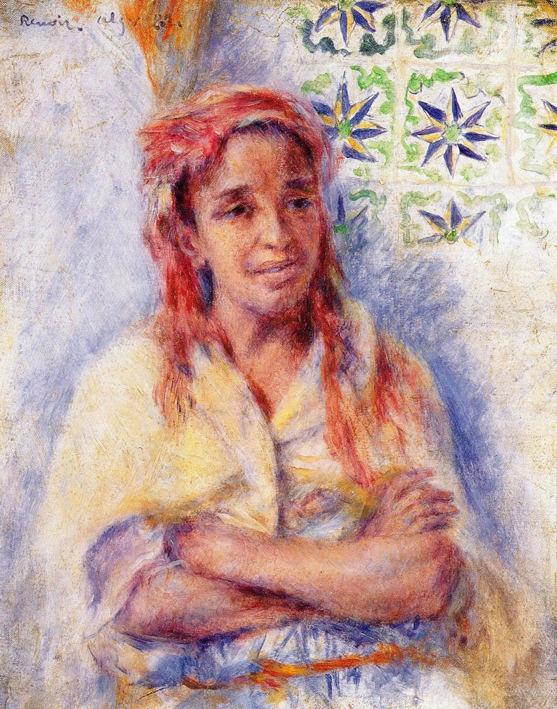 Bir Yaşlı Arap Kadının Portresi - Pierre-Auguste Renoir
