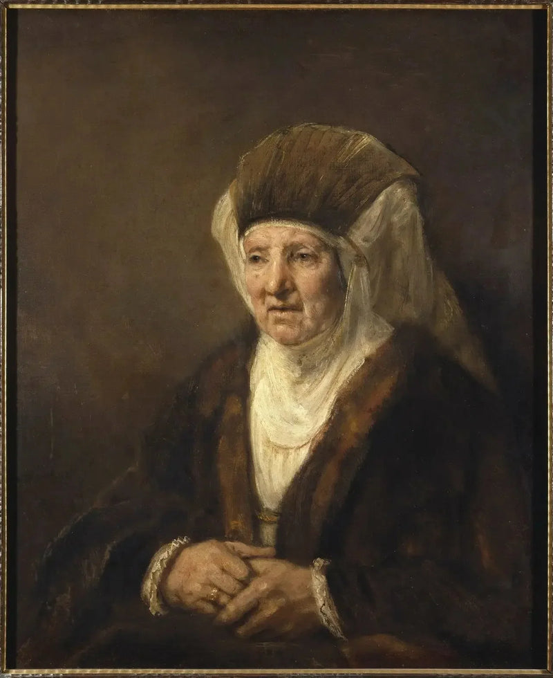 Yaşlı Bir Kadının Portresi - Rembrandt