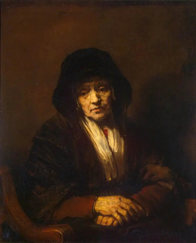 Yaşlı Bir Kadının Portresi - Rembrandt