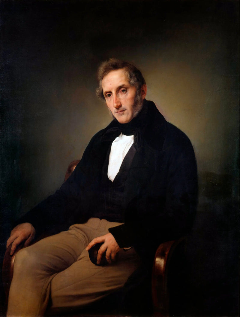 Alessandro Manzoni Portresi - Francesco Hayez
