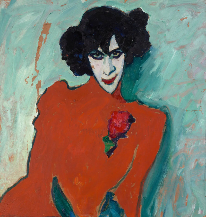 Alexandre Sakharoff Portresi - Alexej von Jawlensky