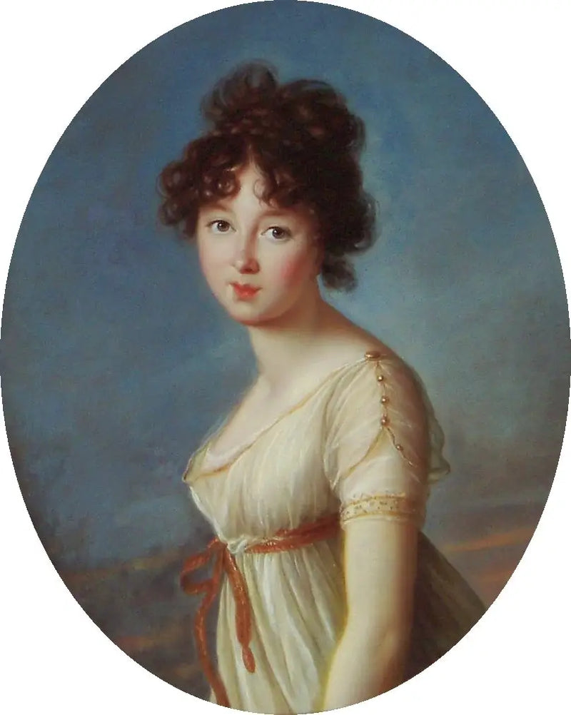 Aniela Czartoryska doğumlu Radziwiłł portresi - Élisabeth Vigée Le Brun