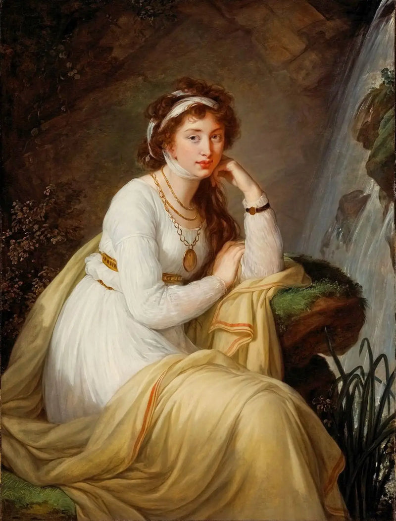 Anna Ivanovna Tolstoï (Baryatinskaya) Portresi - Élisabeth Vigée Le Brun