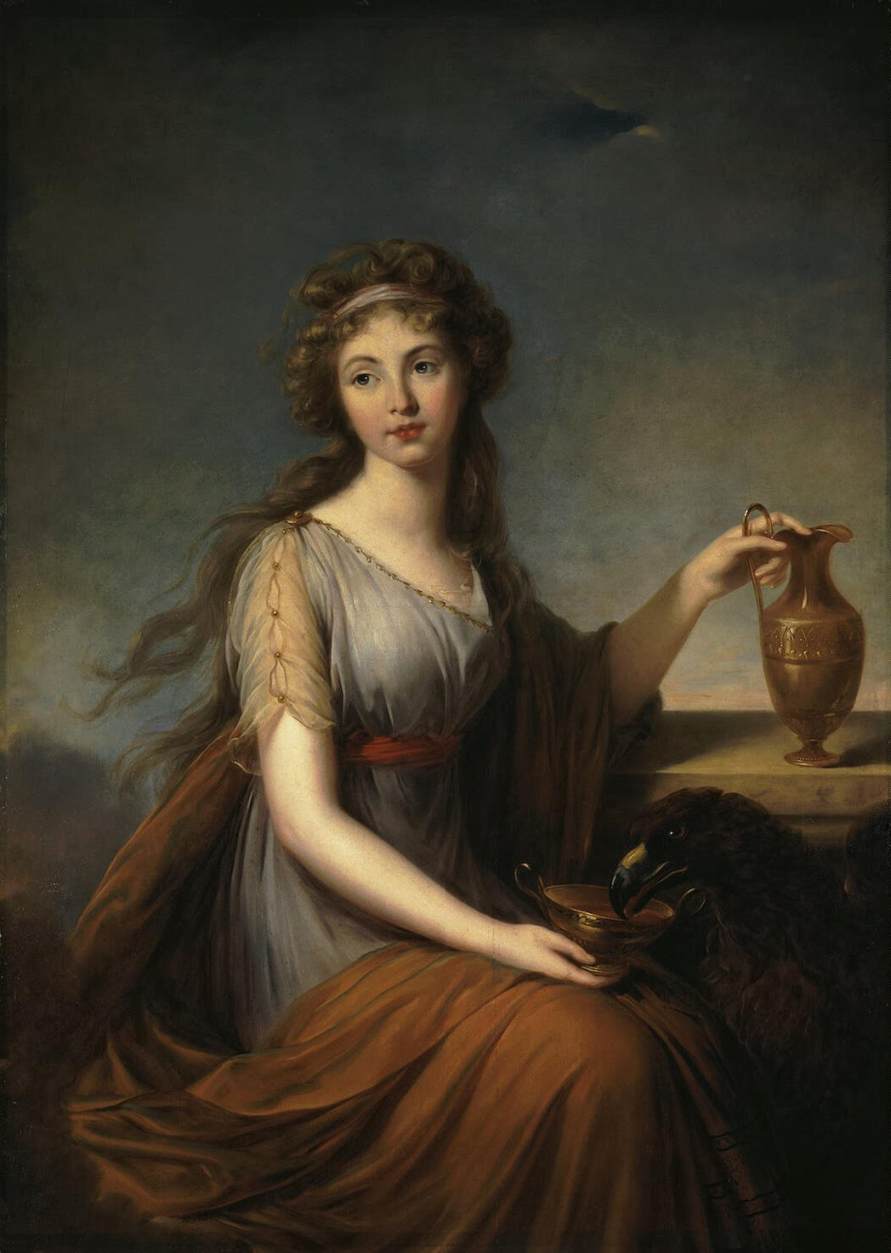 Portrait d'Anne Pitt en Hébé - Élisabeth Vigée Le Brun