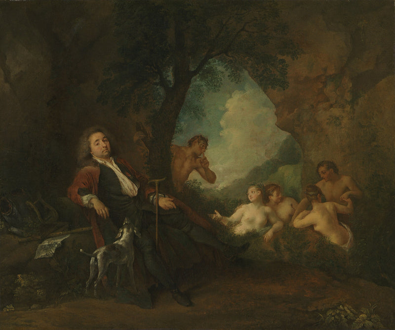 Antoine de La Roque Portresi - Antoine Watteau