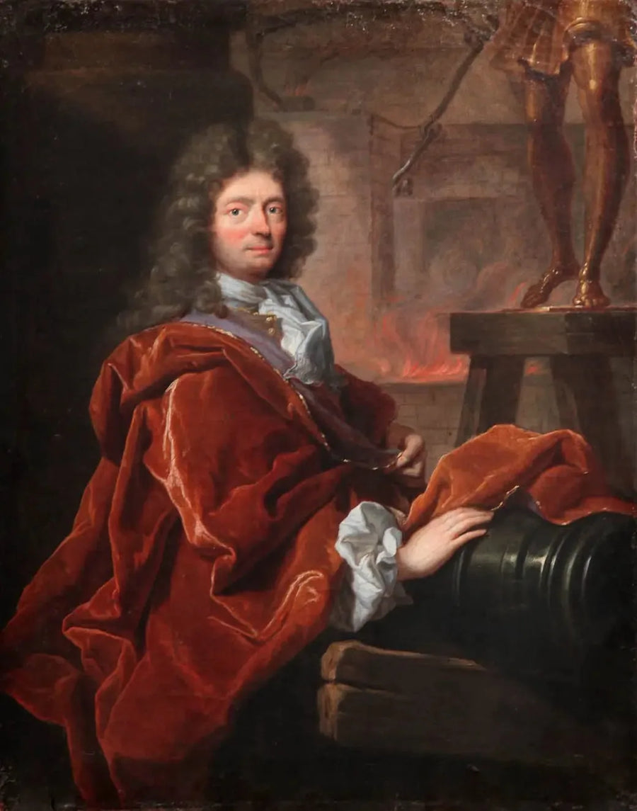 Balthasar Keller Portresi, dökümcü - Hyacinthe Rigaud