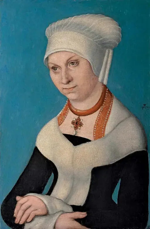 Barbara Düşesi, Saxe Düşesi Portresi (1471-1539) - Lucas Cranach the Elder