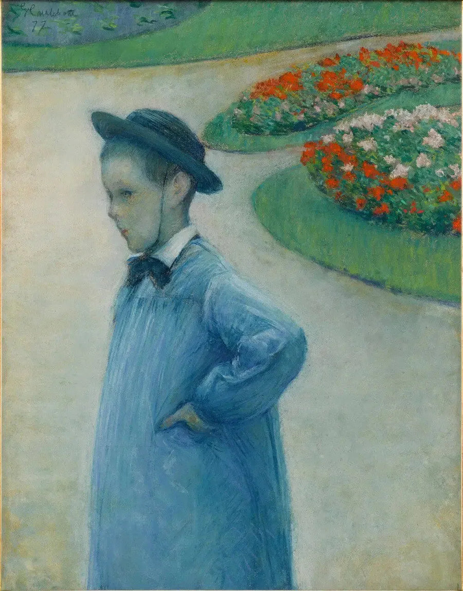 Yerre Bahçesi'nde Camille Daurelle Portresi - Gustave Caillebotte