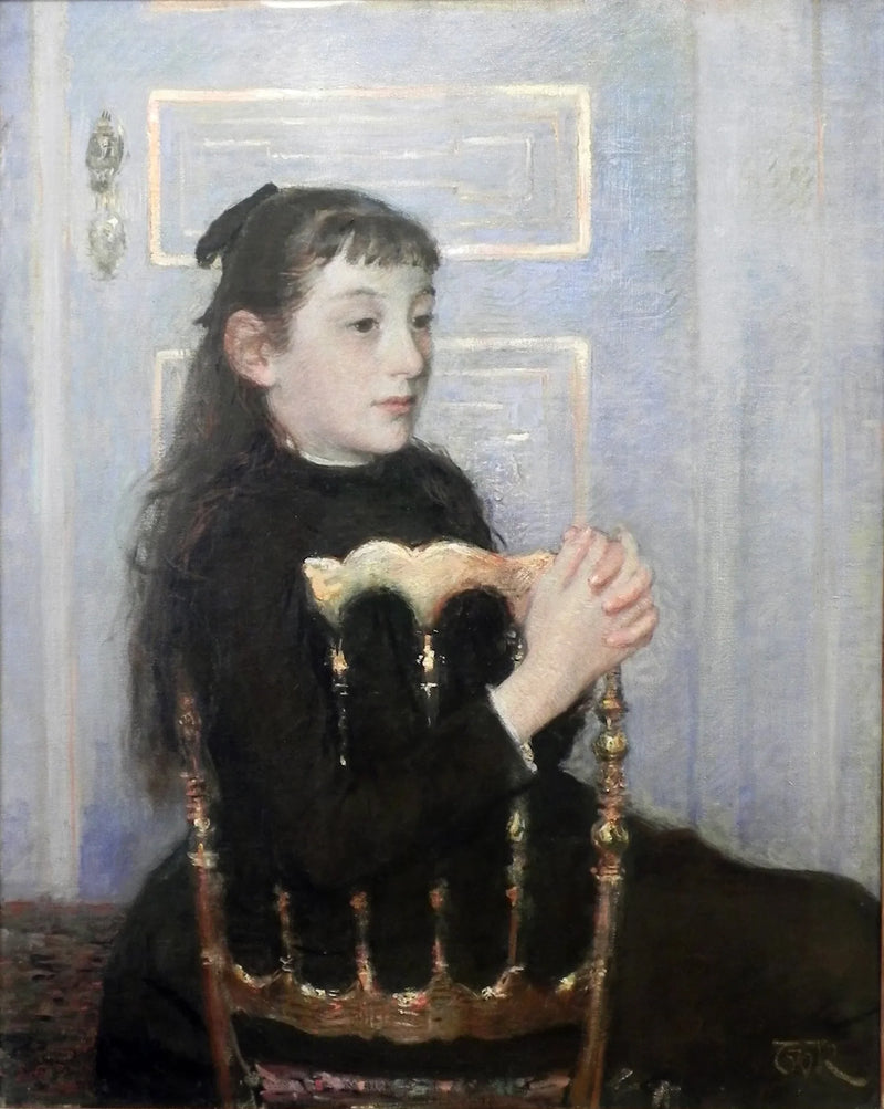 Camille van Mons Portresi - Théo van Rysselberghe