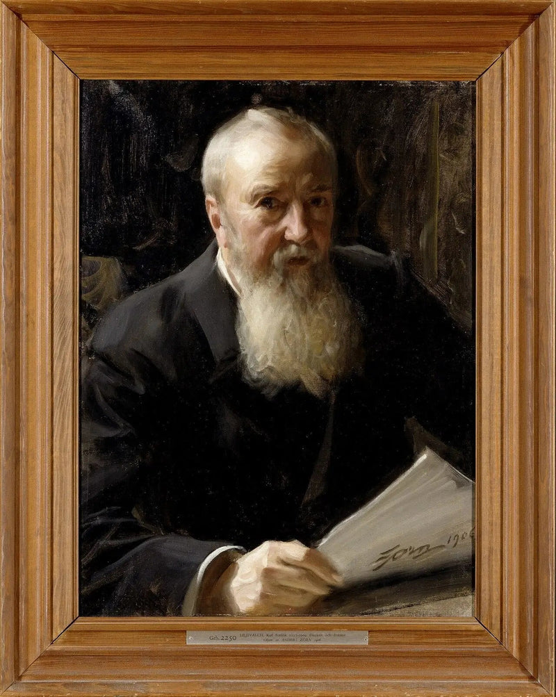 Carl Fredrik Liljevalch Portresi - Anders Zorn