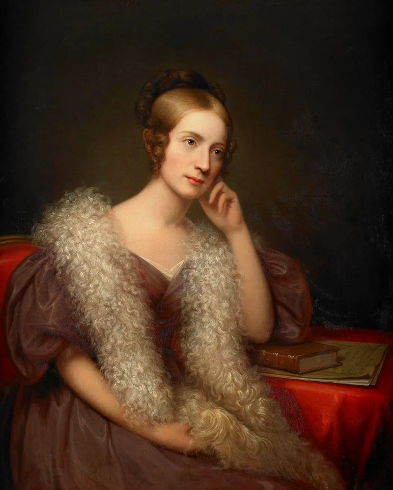 Caroline Louisa Pratt Bartlett Portresi - Rembrandt Peale