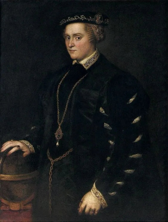 Katherine Avusturya'nın Portresi (1533-1572), Polonya Kraliçesi - Jacopo Tintoretto