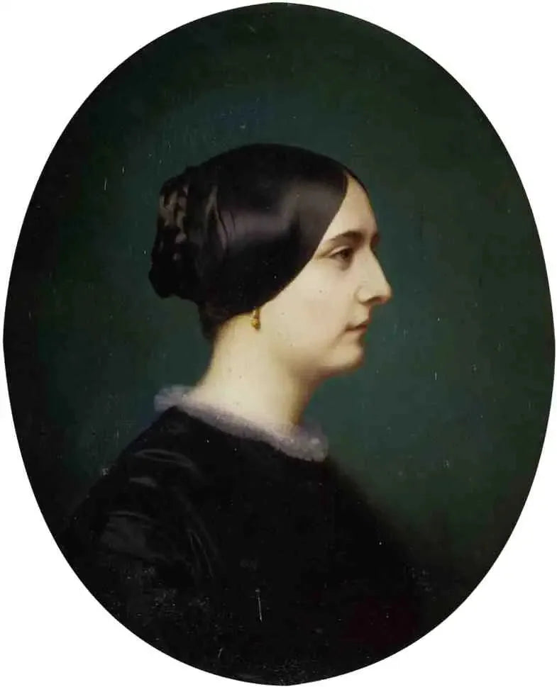 Cécile Vitet'in Profil Portresi - Jean-Léon Gérôme
