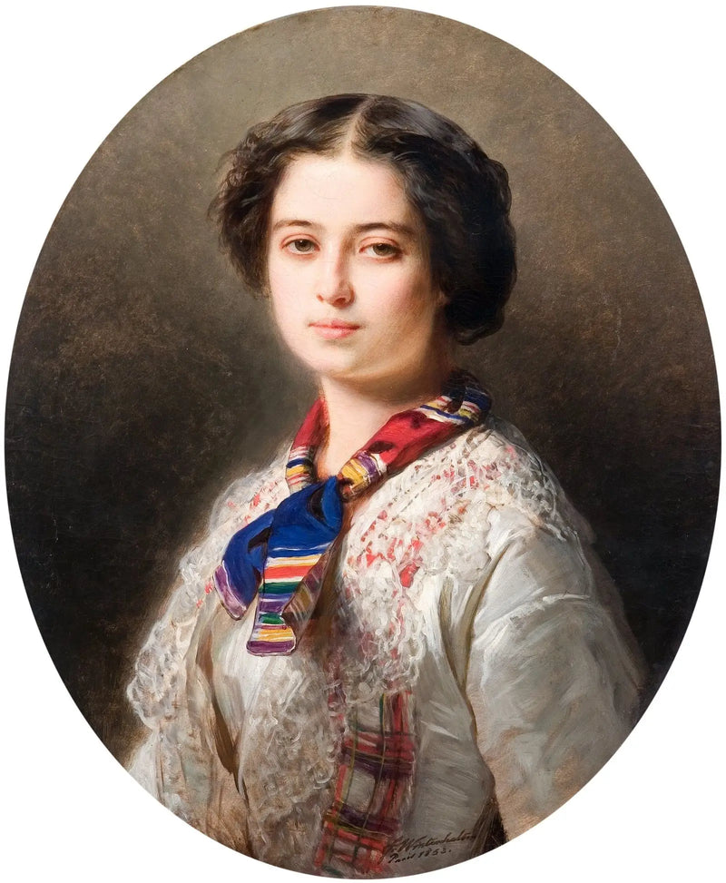 Cecylii Lubomirskiej z Zamoyskich Portresi (1831-1904) - Franz Xaver Winterhalter