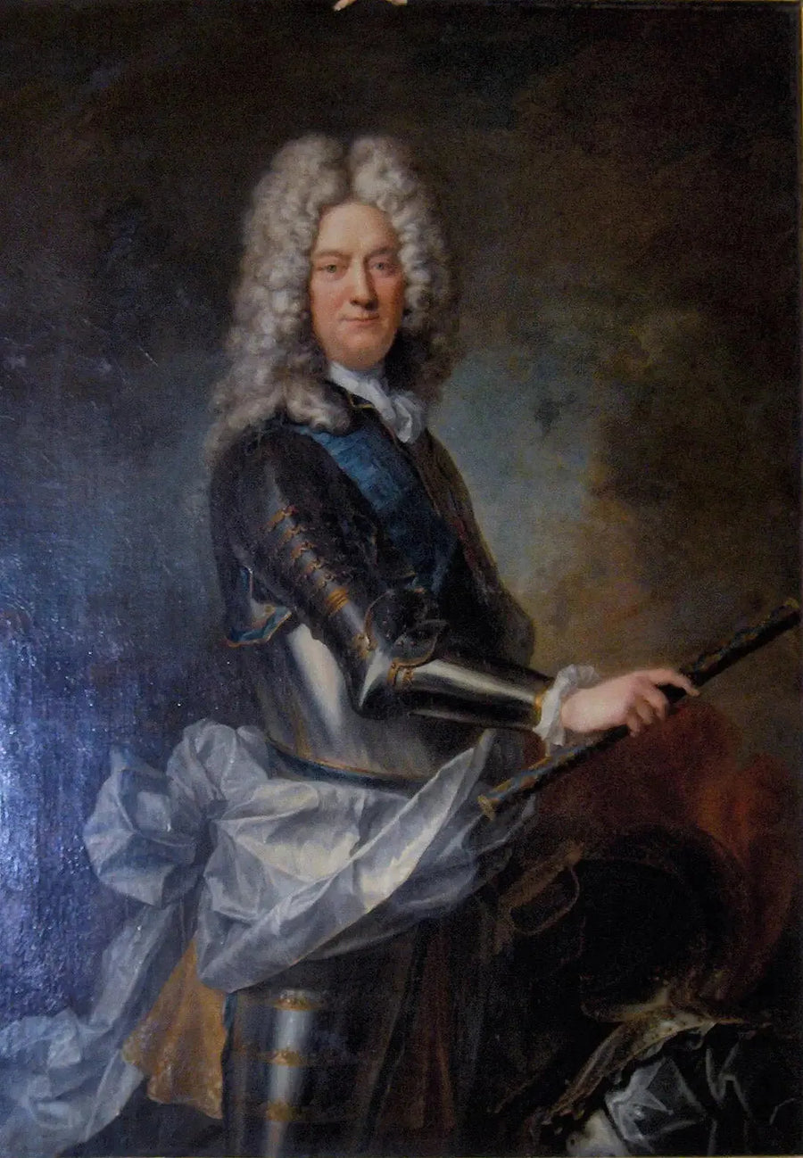 Charles-Armand de Gontaut Dükü, Biron Dükü, Fransa Mareşali Portresi - Hyacinthe Rigaud