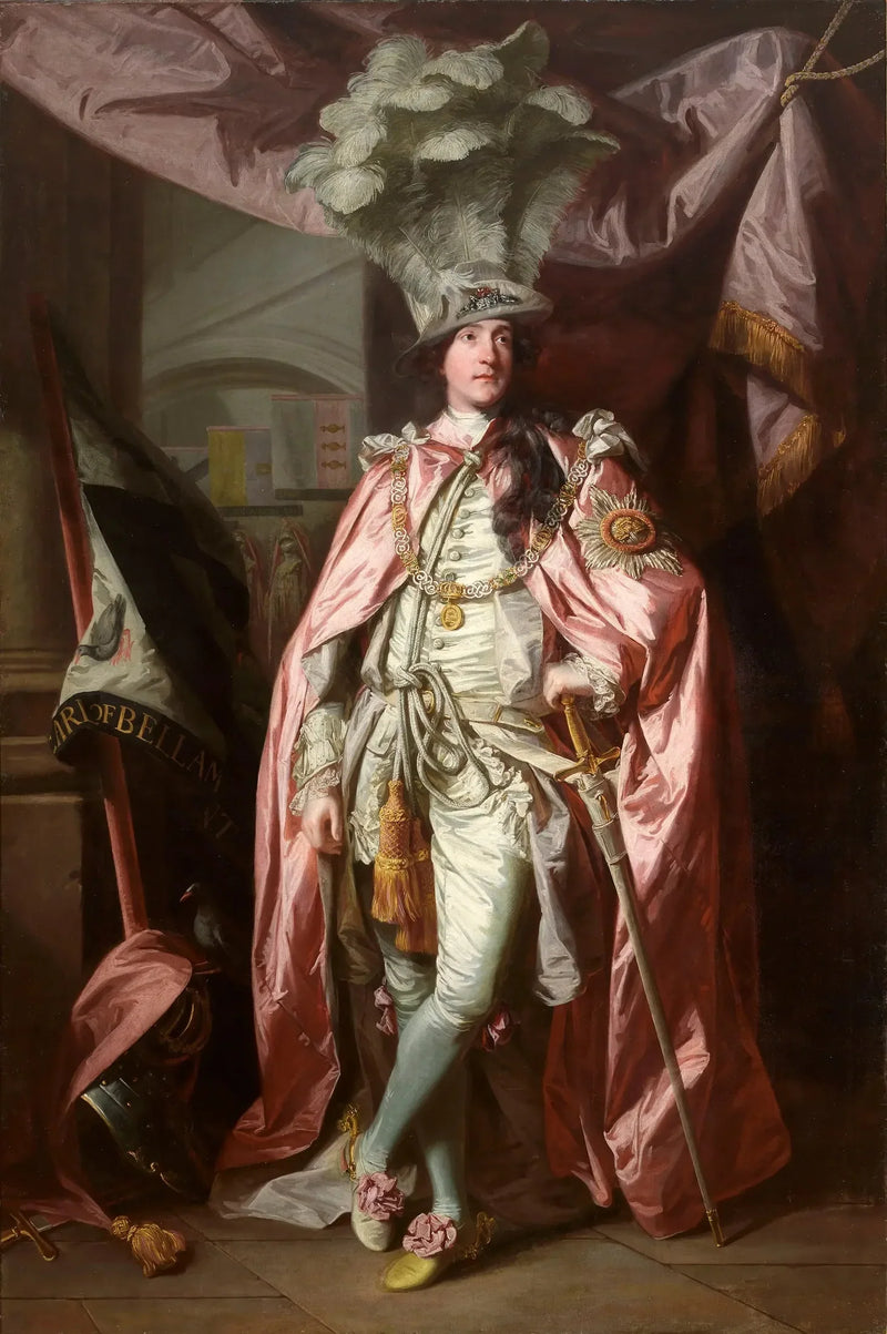 Charles Coote, 1. Kontu Bellamont Portresi (1738-1800), Bain Nişanı'nda kıyafetli - Joshua Reynolds