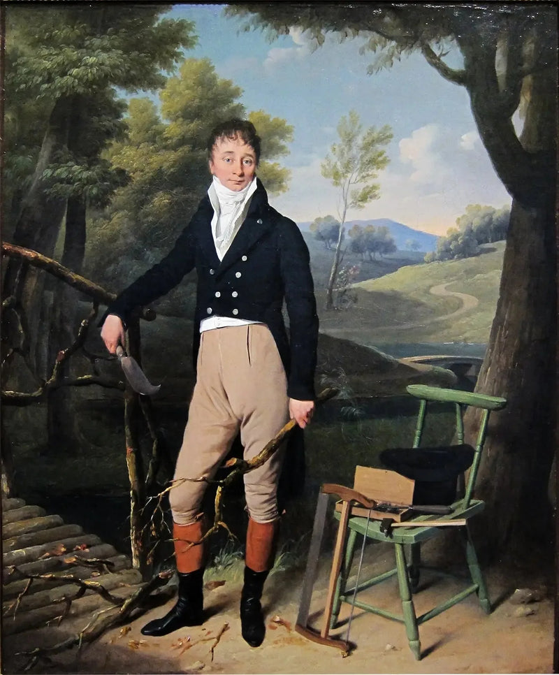 Charles d'Aucourt de Saint-Just Portresi - Louis-Léopold Boilly