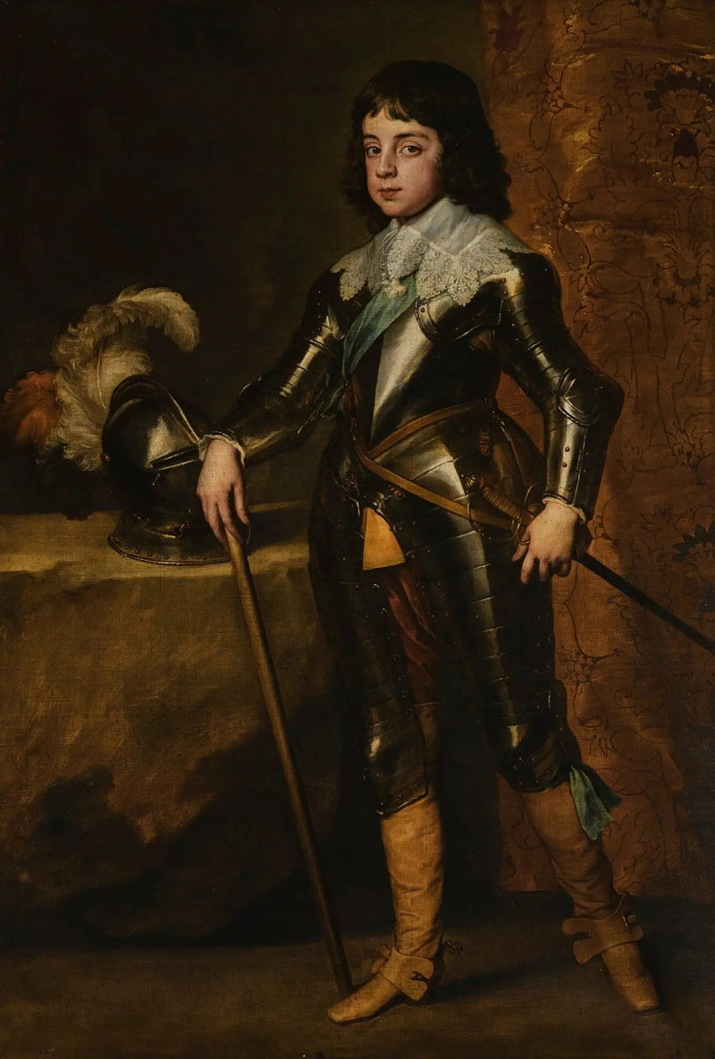 Galler Prensi Charles II Portresi - Antoine van Dyck