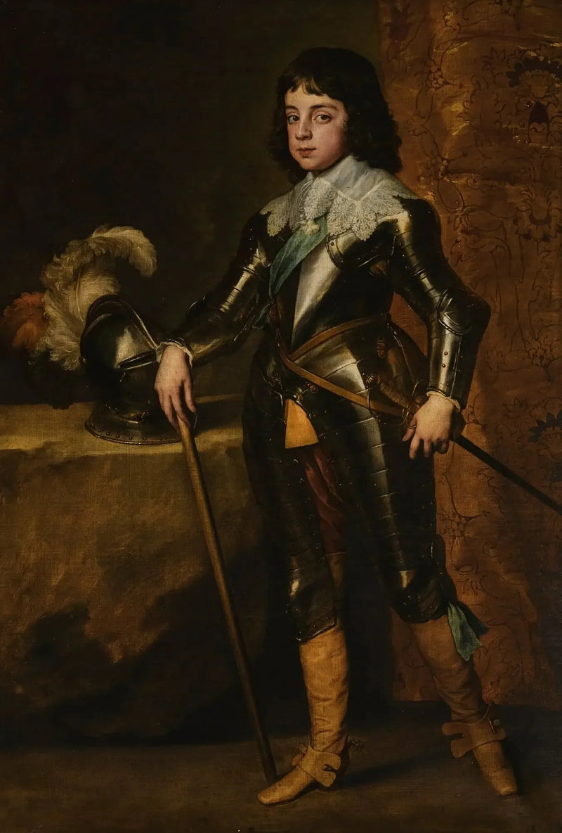 Galler Prensi Charles II Portresi - Antoine van Dyck