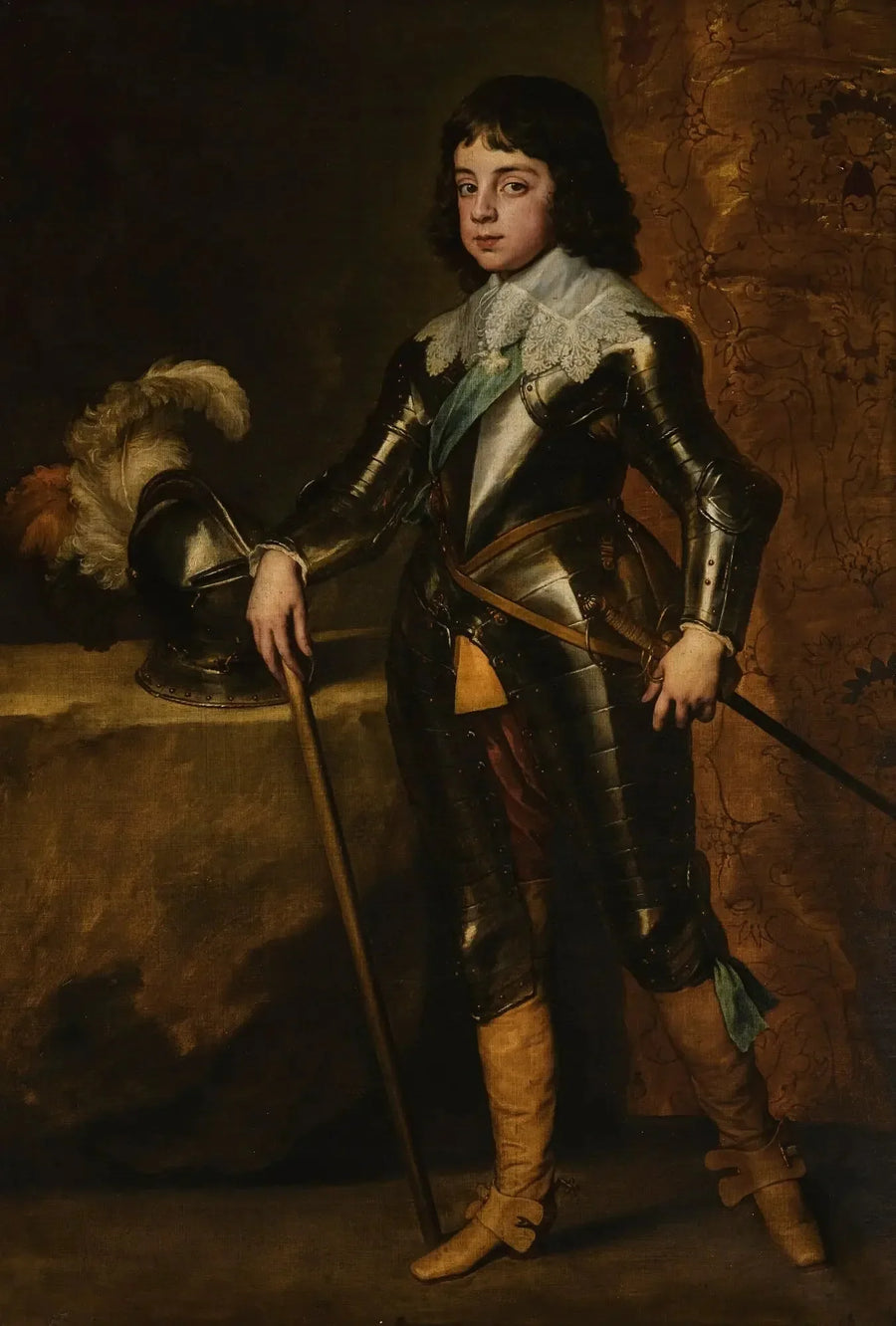 Galler Prensi Charles II Portresi - Antoine van Dyck