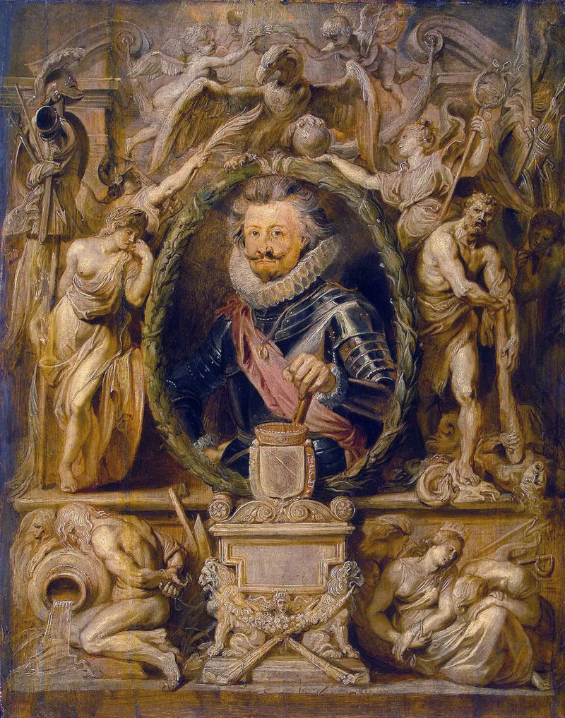 Charles de Longueval Portresi - Peter Paul Rubens