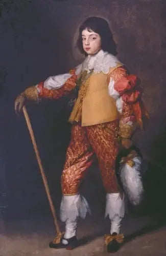 Galler Prensi Charles Portresi, gelecekteki II. Charles - Antoine van Dyck