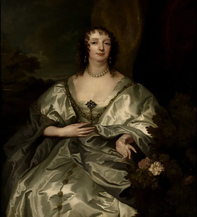 Charlotte de la Trémoïlle Portresi, Lady Strange, gelecekteki Derby kontesi (1599-1664) - Antoine van Dyck