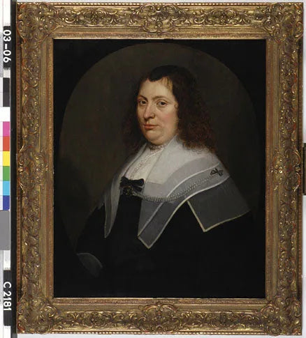 Christina Pijll Portresi (1601 yılında doğmuş). Cornelis van Beveren'in eşi - Gerrit van Honthorst
