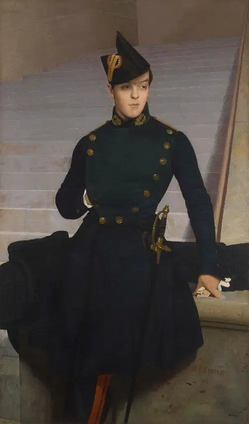 Sanatçı - Jean-Léon Gérôme'un kardeşi Claude-Armand Gérôme'un Portresi