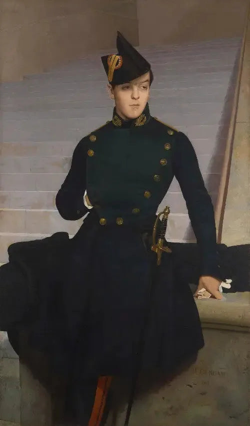Sanatçı - Jean-Léon Gérôme'un kardeşi Claude-Armand Gérôme'un Portresi